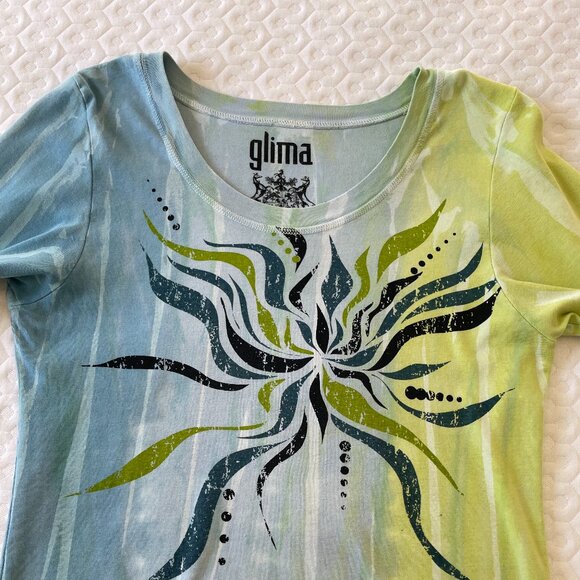 Glima  Vintage Womens Top XL  100% Cotton - Picture 10 of 11
